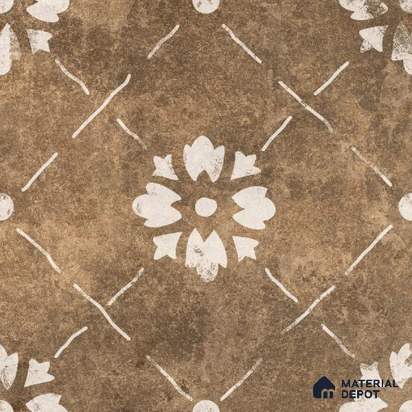 Moroccan Wall & Floor Tile TL 10457 Bruma Beige 1 ft x 1 ft Vitrified Matte Finish - 9.5 mm | Suitable for Bathroom, Kitchen, Balcony | 2 mm Spacer is Mandatory | Please Expect a Slight Variation of Pattern