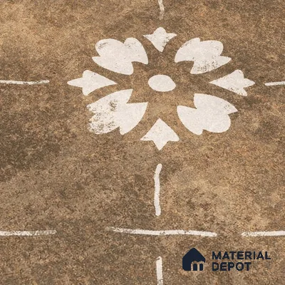 Moroccan Wall & Floor Tile TL 10457 Bruma Beige 1 ft x 1 ft Vitrified Matte Finish - 9.5 mm | Suitable for Bathroom, Kitchen, Balcony | 2 mm Spacer is Mandatory | Please Expect a Slight Variation of Pattern