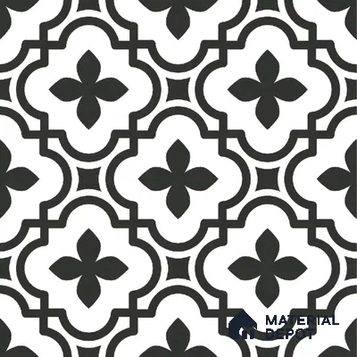 Moroccan Wall & Floor Tile TL 10465 Romano 1 ft x 1 ft Vitrified Matte Finish - 9.5 mm | Suitable For Living Room, Bedroom, Kitchen | 2 mm Spacer is Mandatory | Please Expect a Slight Variation of Pattern