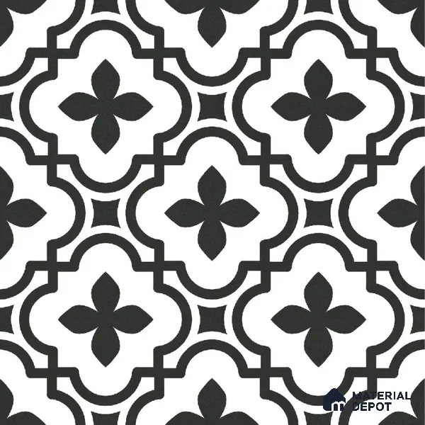 Moroccan Wall & Floor Tile TL 10465 Romano 1 ft x 1 ft Vitrified Matte Finish - 9.5 mm | Suitable For Living Room, Bedroom, Kitchen | 2 mm Spacer is Mandatory | Please Expect a Slight Variation of Pattern