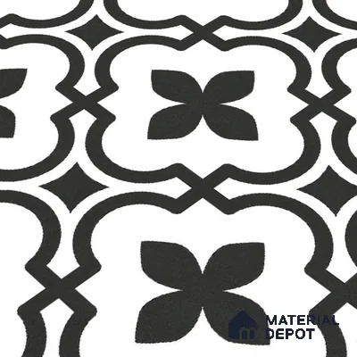 Moroccan Wall & Floor Tile TL 10465 Romano 1 ft x 1 ft Vitrified Matte Finish - 9.5 mm | Suitable For Living Room, Bedroom, Kitchen | 2 mm Spacer is Mandatory | Please Expect a Slight Variation of Pattern