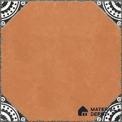 Moroccan Wall & Floor Athangudi Tile TL 10472 C Menta Brown 1 ft x 1 ft Vitrified Glue Granula Matte Finish - 9.5 mm | Suitable for Bathroom, Kitchen, Balcony | 2 mm Spacer is Mandatory | Please Expect a Slight Variation of Pattern