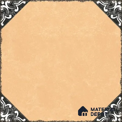 Moroccan Wall & Floor Athangudi Tile TL 10472 D Menta Yellow 1 ft x 1 ft Vitrified Glue Granula Matte Finish - 9.5 mm | Suitable for Bathroom, Kitchen, Balcony | 2 mm Spacer is Mandatory | Please Expect a Slight Variation of Pattern