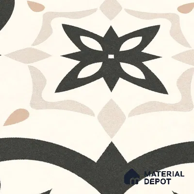 Moroccan Wall & Floor Tile TL 10459 Dimona 1 ft x 1 ft Vitrified Matte Finish - 9.5 mm | Suitable for Bathroom, Kitchen, Balcony | 2 mm Spacer is Mandatory | Please Expect a Slight Variation of Pattern