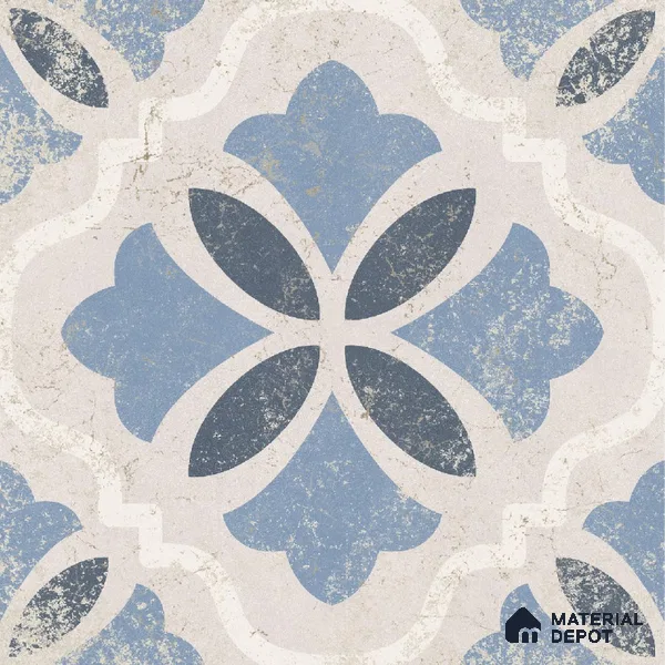 Moroccan Wall & Floor Tile TL 10456 Belfast 1 ft x 1 ft Vitrified Matte Finish - 9.5 mm | Suitable for Bathroom, Kitchen, Balcony | 2 mm Spacer is Mandatory | Please Expect a Slight Variation of Pattern