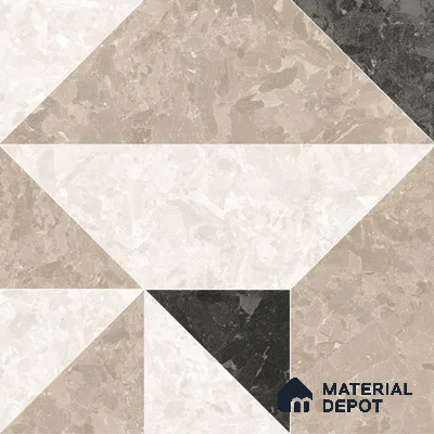 Moroccan Wall & Floor Tile TL 10466 Stanza 1 ft x 1 ft Vitrified Matte Finish - 9.5 mm | Suitable for Bathroom, Kitchen, Balcony | 2 mm Spacer is Mandatory | Please Expect a Slight Variation of Pattern