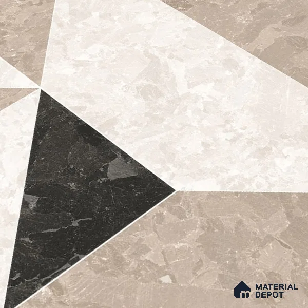 Moroccan Wall & Floor Tile TL 10466 Stanza 1 ft x 1 ft Vitrified Matte Finish - 9.5 mm | Suitable for Bathroom, Kitchen, Balcony | 2 mm Spacer is Mandatory | Please Expect a Slight Variation of Pattern