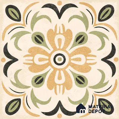 Wall Tile TL 10470 Dublin 1 ft x 1 ft Vitrified Glue Granula Matte Finish - 9.5 mm | Suitable For Living Room, Bedroom, Kitchen | 2 mm Spacer is Mandatory | Please Expect a Slight Variation of Pattern (Sample)