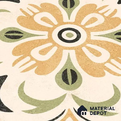 Wall Tile TL 10470 Dublin 1 ft x 1 ft Vitrified Glue Granula Matte Finish - 9.5 mm | Suitable For Living Room, Bedroom, Kitchen | 2 mm Spacer is Mandatory | Please Expect a Slight Variation of Pattern (Sample)