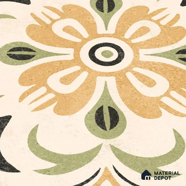 Wall Tile TL 10470 Dublin 1 ft x 1 ft Vitrified Glue Granula Matte Finish - 9.5 mm | Suitable For Living Room, Bedroom, Kitchen | 2 mm Spacer is Mandatory | Please Expect a Slight Variation of Pattern (Sample)