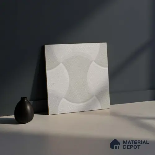 Stone Floor Tile TL 10171 Dorato Grigio 1 ft x 1 ft Ceramic Matte Finish - 9 mm | Please Expect a Slight Variation of Pattern