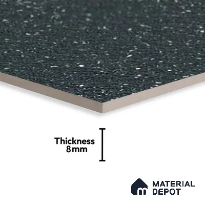 Stone Look Parking Tile TL 08383  1 ft x 1 ft Ceramic Matte Finish - 8 mm
