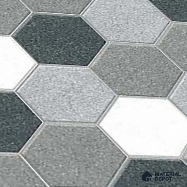 Patterned Look Parking Tile TL 08367 1 ft x 1 ft Vitrified Matte Finish - 8 mm | Please Expect a Slight Variation of Pattern