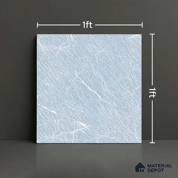 Stone Look Parking Tile TL 08380  1 ft x 1 ft Vitrified Matte Finish - 8 mm