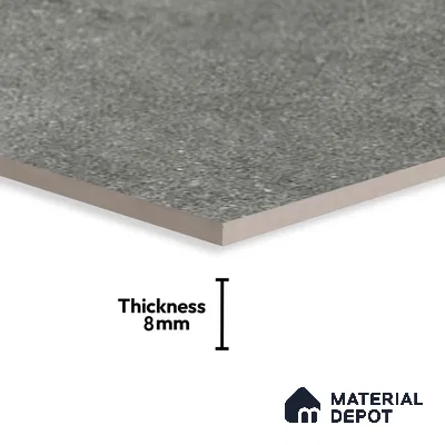 Stone Look Parking Tile TL 08377  1 ft x 1 ft Ceramic Matte Finish - 8 mm