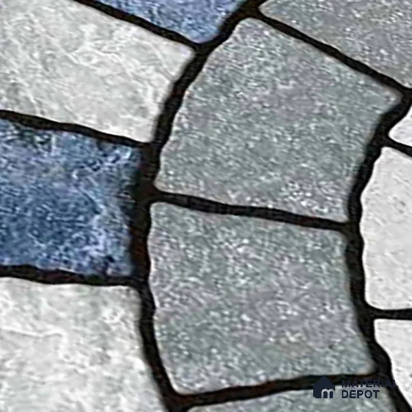 Patterned Look Parking Tile TL 08370 1 ft x 1 ft Vitrified Matte Finish - 8 mm | Please Expect a Slight Variation of Pattern