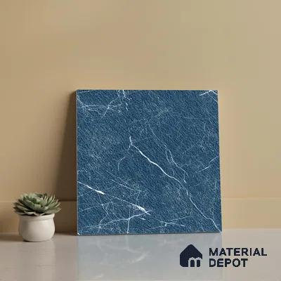 Marble Look Parking Tile TL 08379  1 ft x 1 ft Ceramic Matte Finish - 8 mm