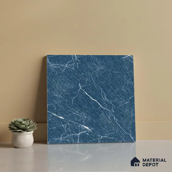Marble Look Parking Tile TL 08379  1 ft x 1 ft Ceramic Matte Finish - 8 mm