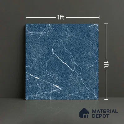 Marble Look Parking Tile TL 08379  1 ft x 1 ft Ceramic Matte Finish - 8 mm