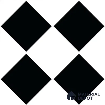Moroccan Wall & Floor Tile TL 08018 Monochrome Timbermist 1 ft x 1 ft Vitrified Matte Finish - 9 mm | Suitable for Bathroom, Kitchen, Entryway | Please Expect a Slight Variation of Pattern