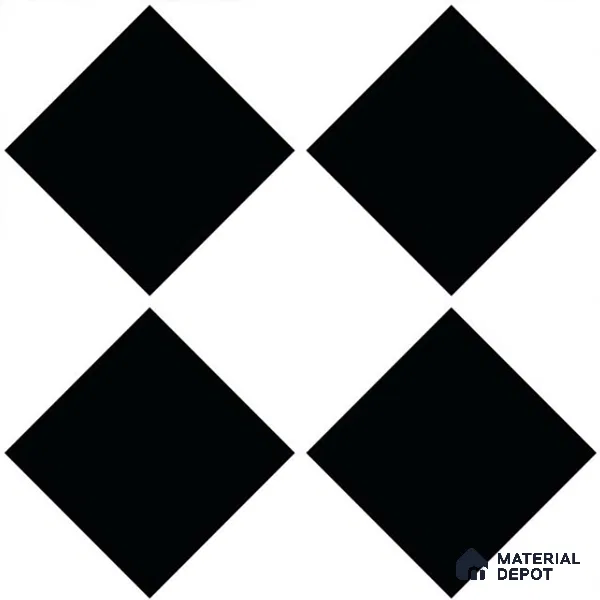 Moroccan Wall & Floor Tile TL 08018 Monochrome Timbermist 1 ft x 1 ft Vitrified Matte Finish - 9 mm | Suitable for Bathroom, Kitchen, Entryway | Please Expect a Slight Variation of Pattern