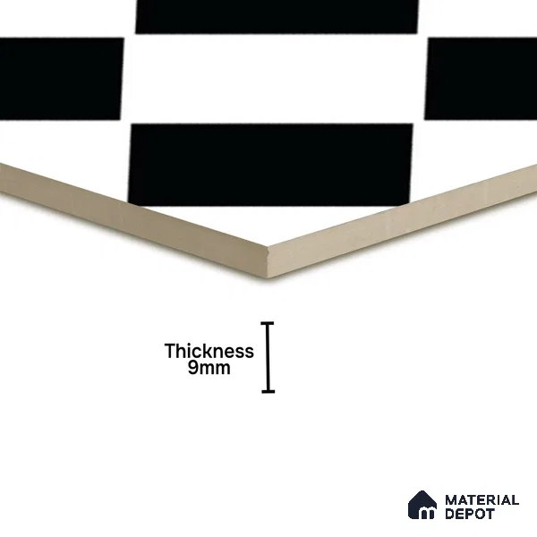 Moroccan Wall & Floor Tile TL 08018 Monochrome Timbermist 1 ft x 1 ft Vitrified Matte Finish - 9 mm | Suitable for Bathroom, Kitchen, Entryway | Please Expect a Slight Variation of Pattern