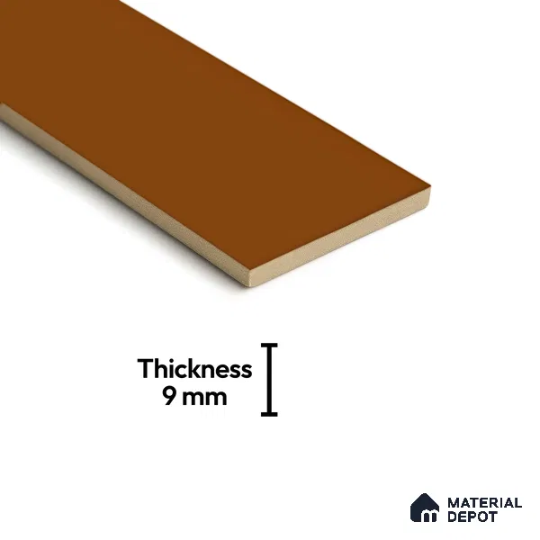 Subway Look  Tile TL 07669 C Plain Fox 1 ft x 2.95 inch Designer Tiles Ceramic Glossy Finish - 9 mm