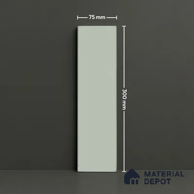 Subway Look  Tile TL 07669 D Plain Lime 1 ft x 2.95 inch Designer Tiles Ceramic Glossy Finish - 9 mm