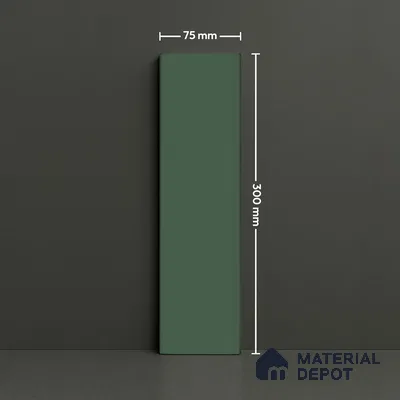 Subway Look  Tile TL 07669 E Plain Pine 1 ft x 2.95 inch Designer Tiles Ceramic Glossy Finish - 9 mm