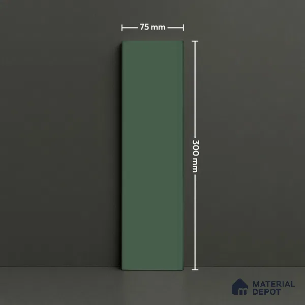 Subway Look  Tile TL 07669 E Plain Pine 1 ft x 2.95 inch Designer Tiles Ceramic Glossy Finish - 9 mm