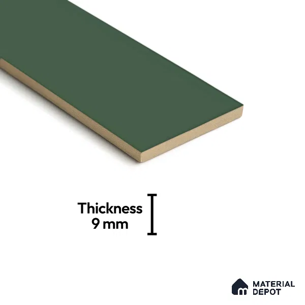 Subway Look  Tile TL 07669 E Plain Pine 1 ft x 2.95 inch Designer Tiles Ceramic Glossy Finish - 9 mm