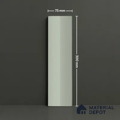 Subway Look  Tile TL 07644 D Pentagone Lime 1 ft x 2.95 inch Designer Tiles Ceramic Glossy Finish - 9 mm