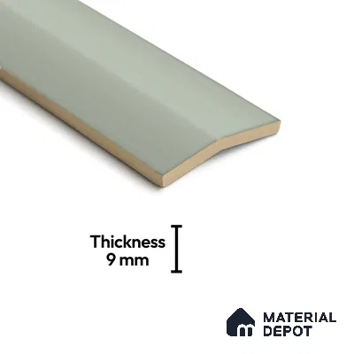 Subway Look  Tile TL 07644 D Pentagone Lime 1 ft x 2.95 inch Designer Tiles Ceramic Glossy Finish - 9 mm