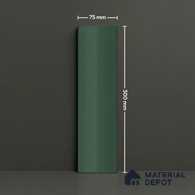 Subway Look  Tile TL 07644 E Pentagone Pine 1 ft x 2.95 inch Designer Tiles Ceramic Glossy Finish - 9 mm