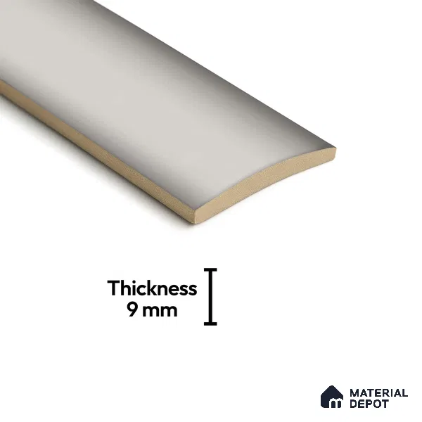 Subway Look Tile TL 07643 B Oval Cloudy Grey 1 ft x 2.95 inch Designer Tiles Ceramic Glossy Finish - 9 mm