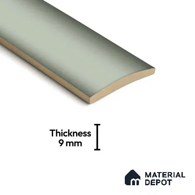 Subway Look  Tile TL 07643 D Oval Lime 1 ft x 2.95 inch Designer Tiles Ceramic Glossy Finish - 9 mm