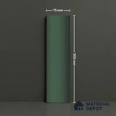 Subway Look  Tile TL 07643 E Oval Pine 1 ft x 2.95 inch Designer Tiles Ceramic Glossy Finish - 9 mm