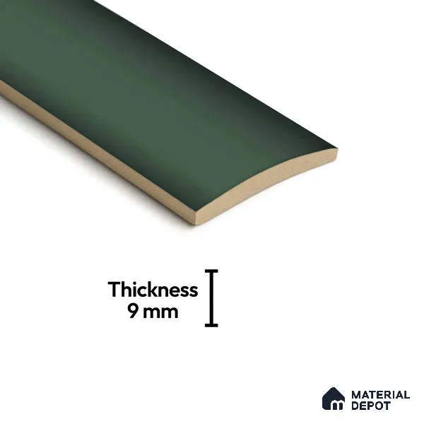 Subway Look  Tile TL 07643 E Oval Pine 1 ft x 2.95 inch Designer Tiles Ceramic Glossy Finish - 9 mm