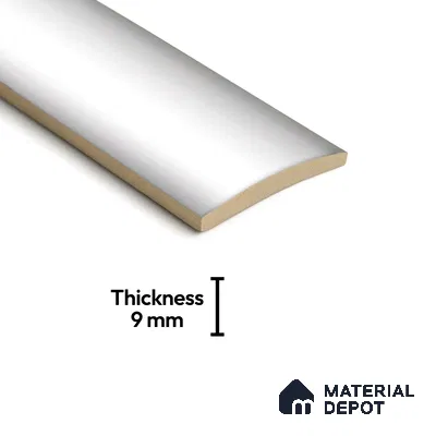 Subway Look  Tile TL 07643 Oval Bianco 1 ft x 2.95 inch Designer Tiles Ceramic Glossy Finish - 9 mm