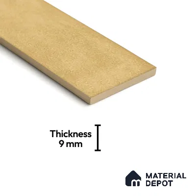 Subway Look  Tile TL 07616 F Cambry Gold 1 ft x 2.95 inch Designer Tiles Ceramic Glossy Finish - 9 mm (Sample)