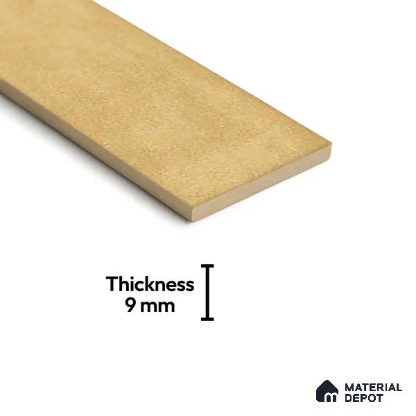 Subway Look  Tile TL 07616 F Cambry Gold 1 ft x 2.95 inch Designer Tiles Ceramic Glossy Finish - 9 mm (Sample)