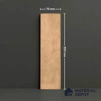 Subway Look  Tile TL 07616 H Cambry Sand 1 ft x 2.95 inch Designer Tiles Ceramic Glossy Finish - 9 mm (Sample)