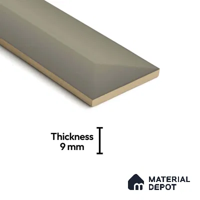 Subway Look  Tile TL 07642 B Toro Leaf 1 ft x 2.95 inch Designer Tiles Ceramic Glossy Finish - 9 mm
