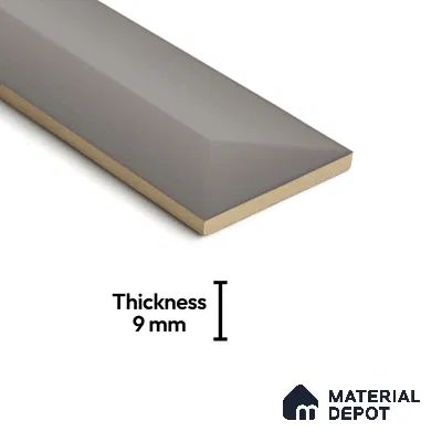 Subway Look  Tile TL 07642 E Toro Sand 1 ft x 2.95 inch Designer Tiles Ceramic Glossy Finish - 9 mm (Sample)