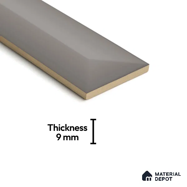 Subway Look  Tile TL 07642 E Toro Sand 1 ft x 2.95 inch Designer Tiles Ceramic Glossy Finish - 9 mm (Sample)