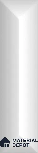 Subway Look Tile TL 07642 F Toro White 1 ft x 2.95 inch Designer Tiles Ceramic Glossy Finish - 9 mm