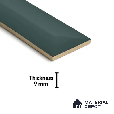 Subway Look  Tile TL 07642 Toro Basil 1 ft x 2.95 inch Designer Tiles Ceramic Glossy Finish - 9 mm