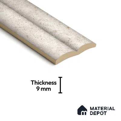 Subway Look Wall & Floor Tile TL 07641 C Bamboo Latte 1 ft x 2.95 inch Designer Tiles Ceramic Matte Finish - 9 mm | 4 Random Design