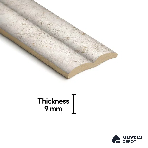 Subway Look Wall & Floor Tile TL 07641 C Bamboo Latte 1 ft x 2.95 inch Designer Tiles Ceramic Matte Finish - 9 mm | 4 Random Design