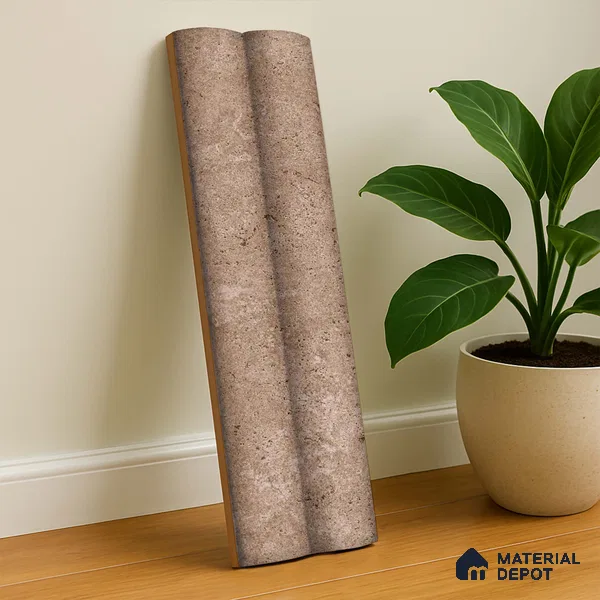 Subway Look Tile TL 07641 D Bamboo Ochre 1 ft x 2.95 inch Designer Tiles Ceramic Matte Finish - 9 mm | 4 Random Design
